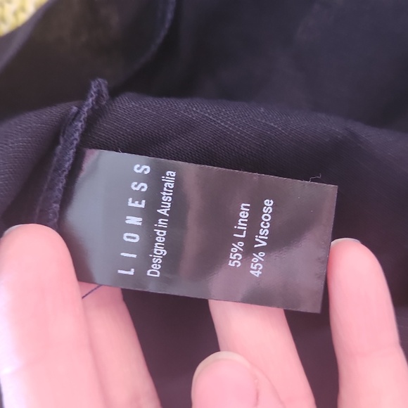 Lioness Blue Lush Strapless Linen-Blend Maxi Dress - Picture 8 of 9